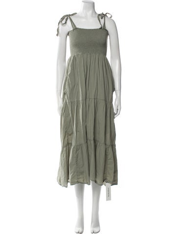 Xirena Dresses Square Neckline Midi Length Dress M