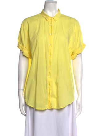 Xirena Short Sleeve Button-Up Top