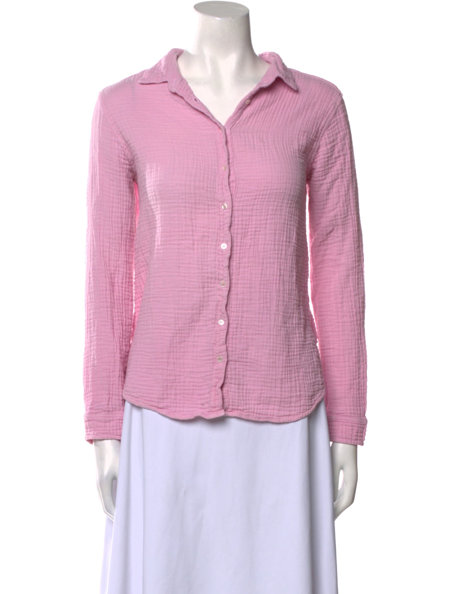 Xirena Long Sleeve Button-Up Top
