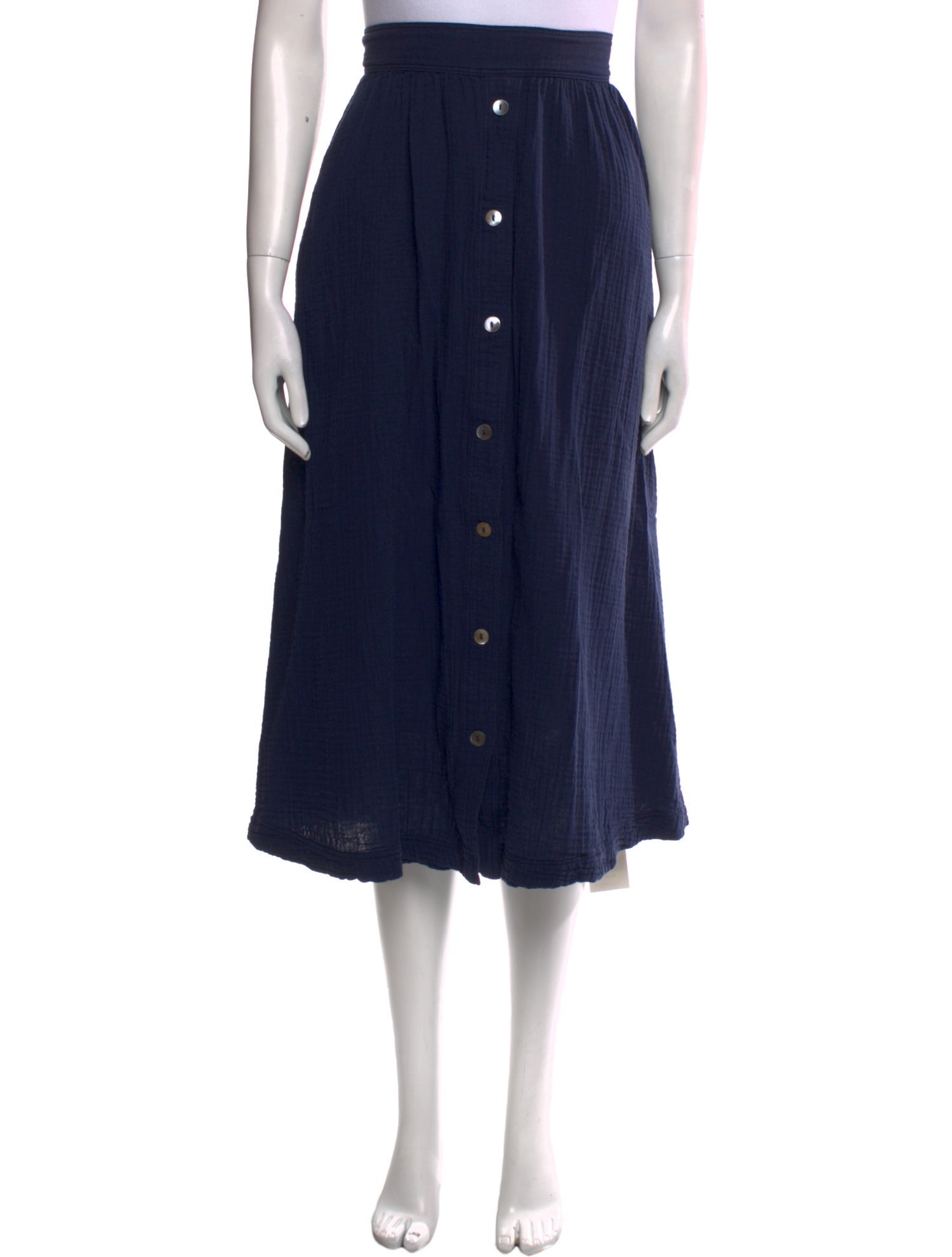 Xirena Ruffle Embellishment Midi Length Skirt