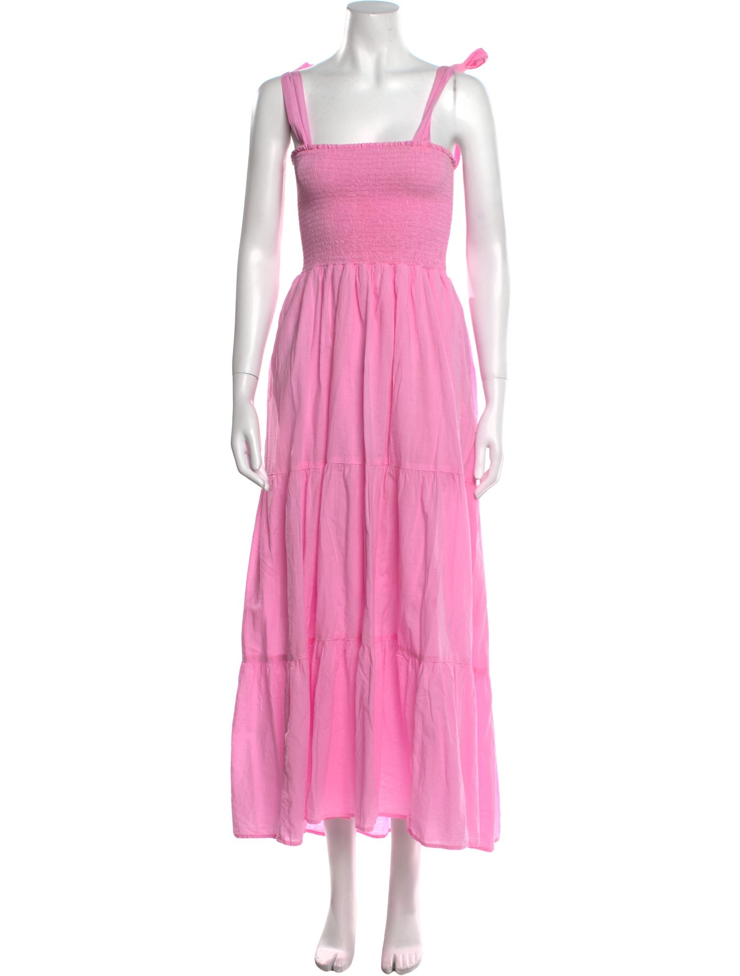 Xirena Square Neckline Midi Length Dress