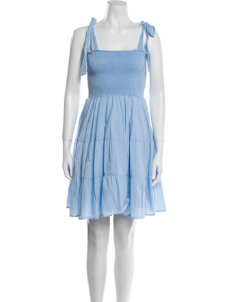 Xirena Square Neckline Mini Dress