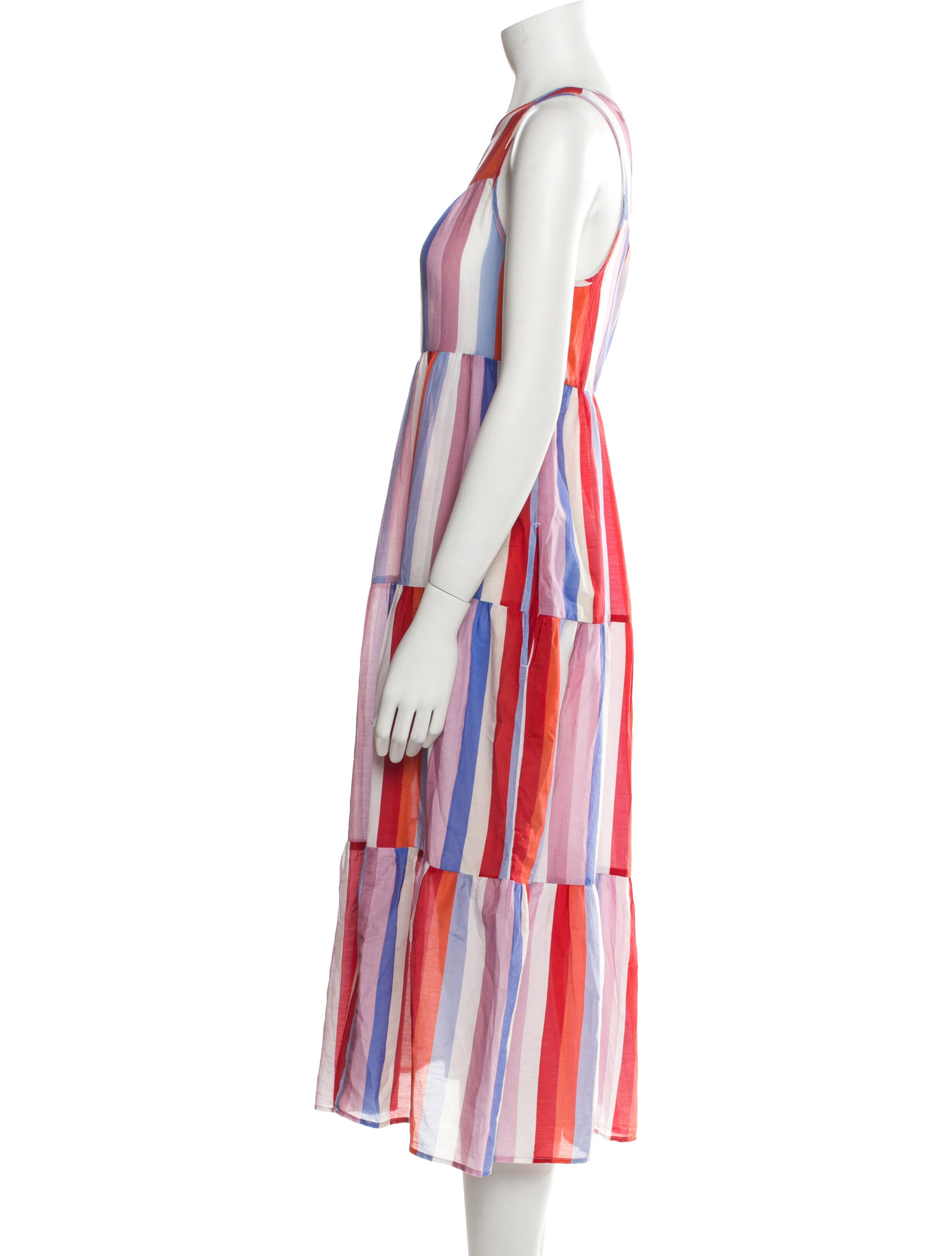 Xirena Striped Long Dress