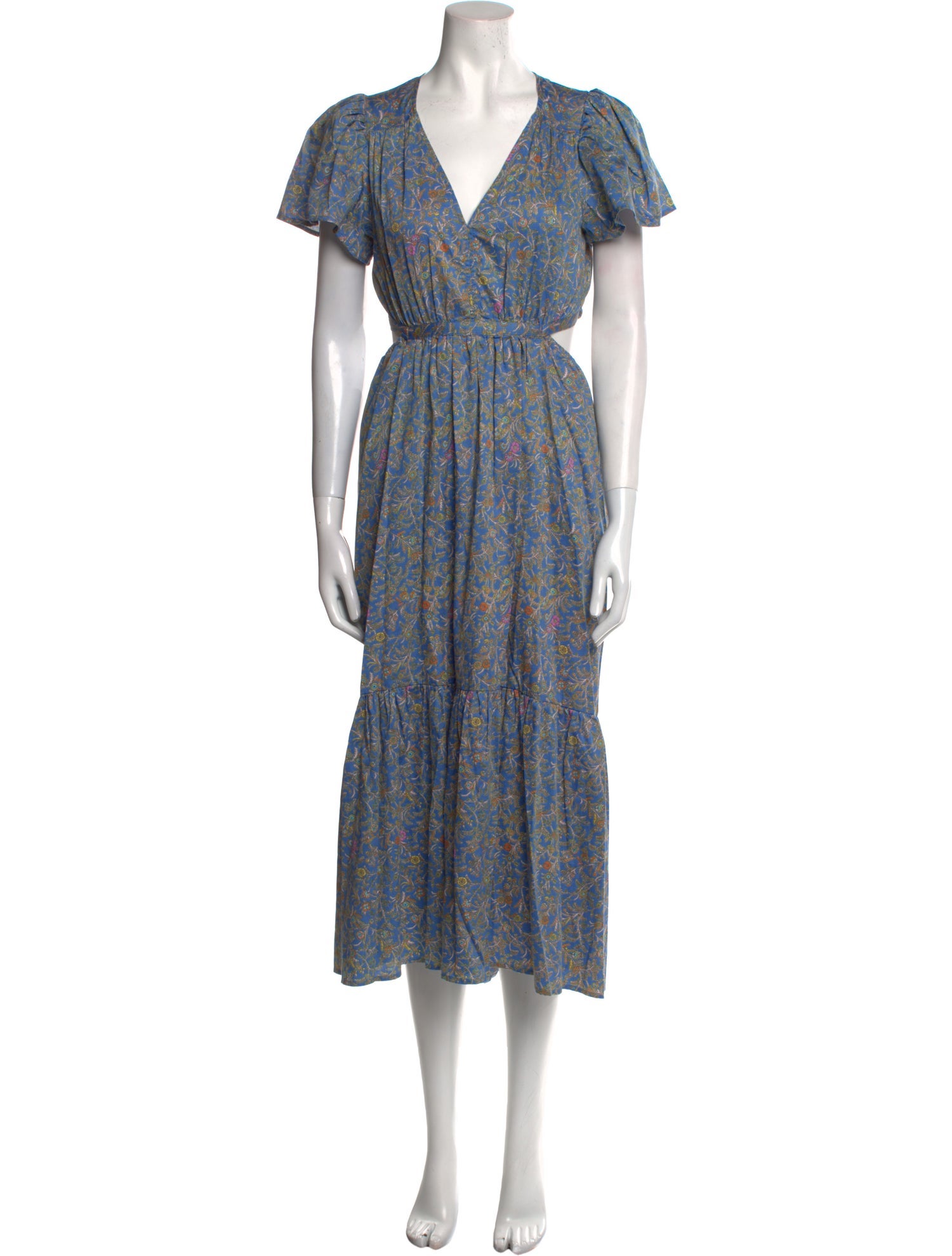 Xirena Floral Print Long Dress