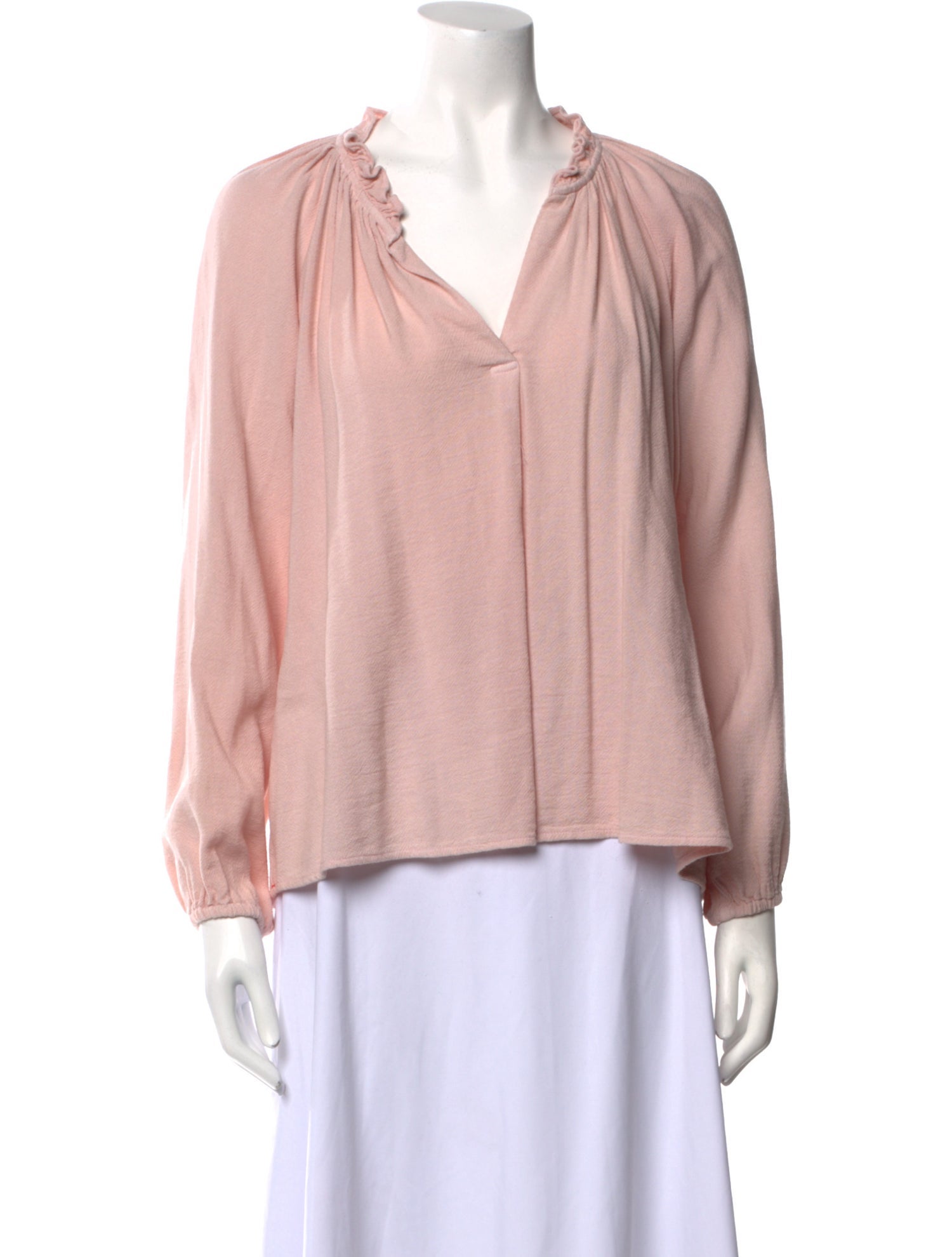 Xirena V-Neck Long Sleeve Blouse