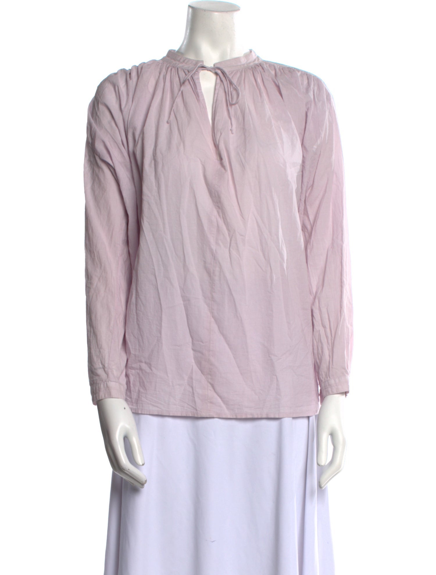 Xirena Mock Neck Long Sleeve Blouse