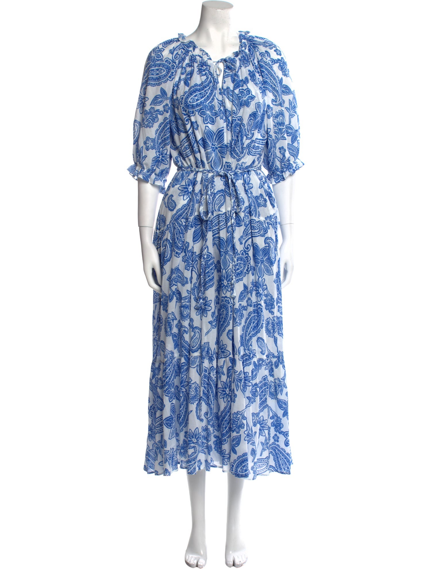 Xirena Paisley Print Long Dress