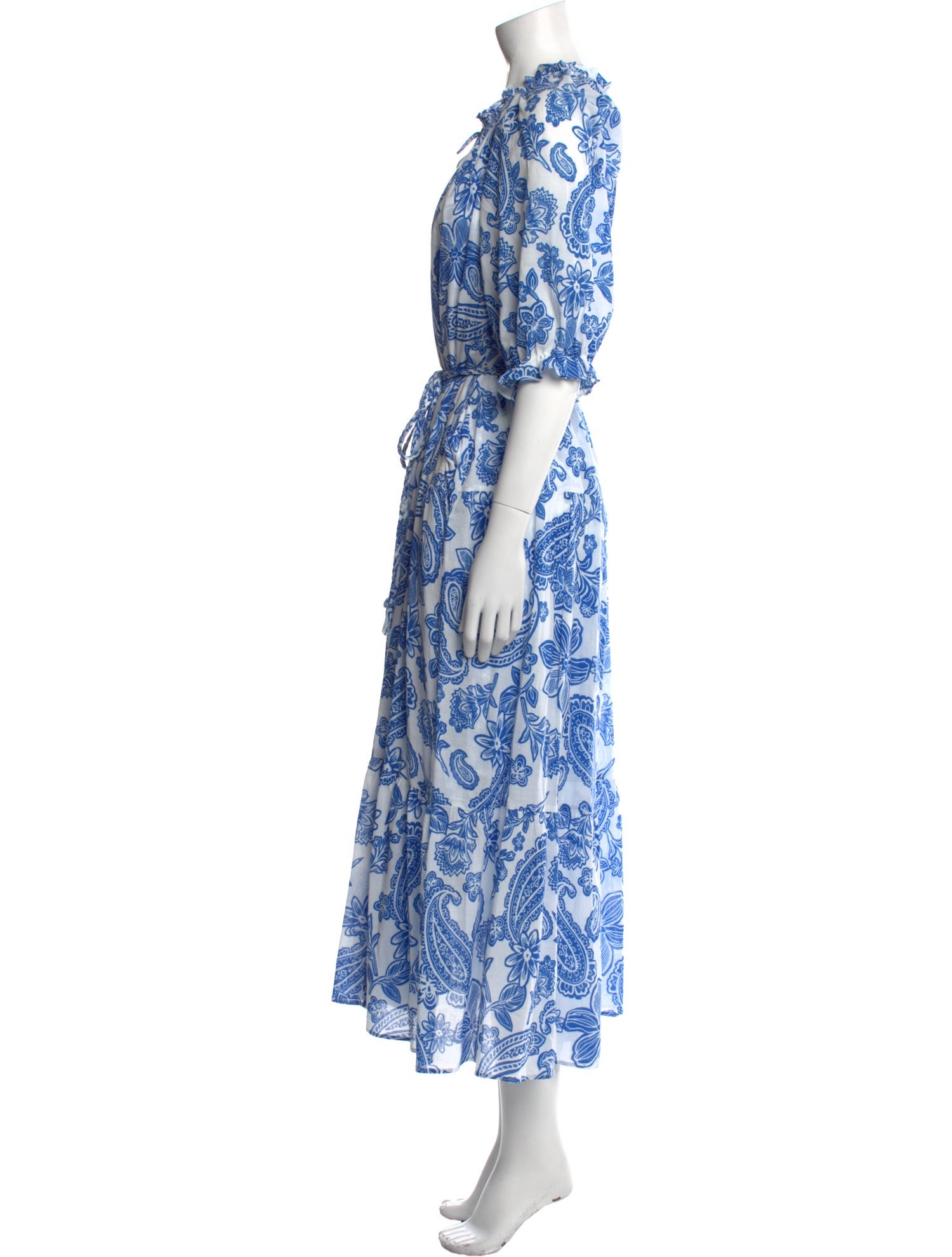 Xirena Paisley Print Long Dress