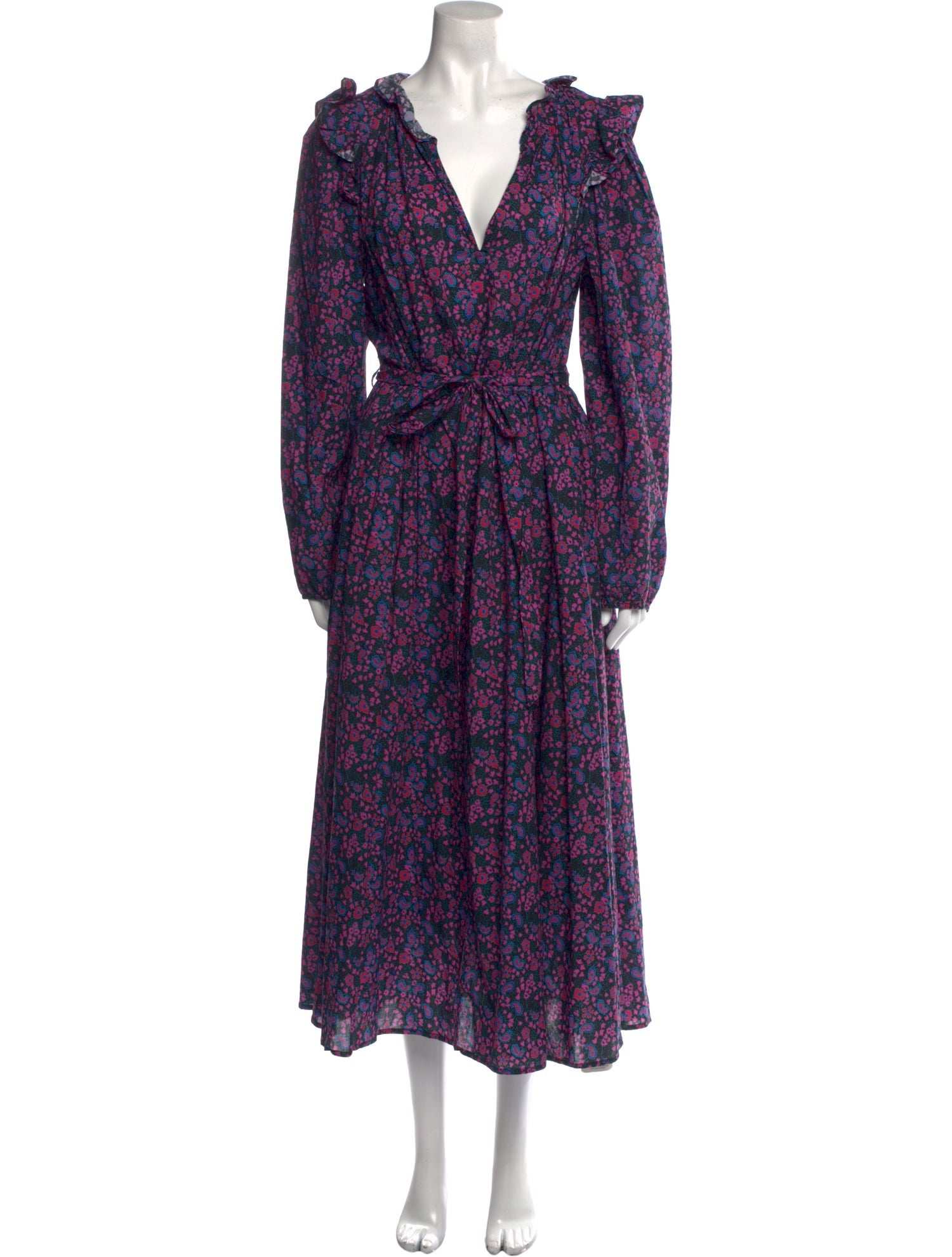 Xirena Floral Print Long Dress