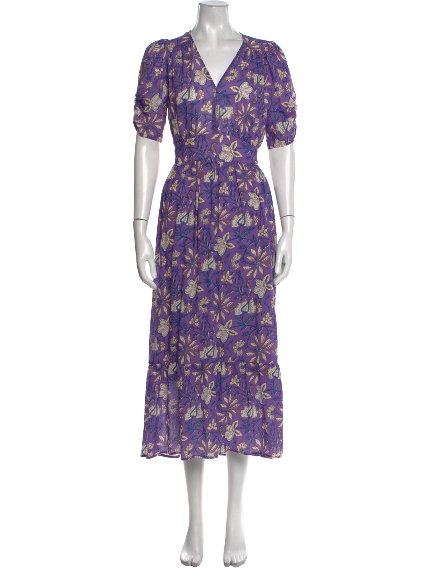 Xirena Floral Print Long Dress