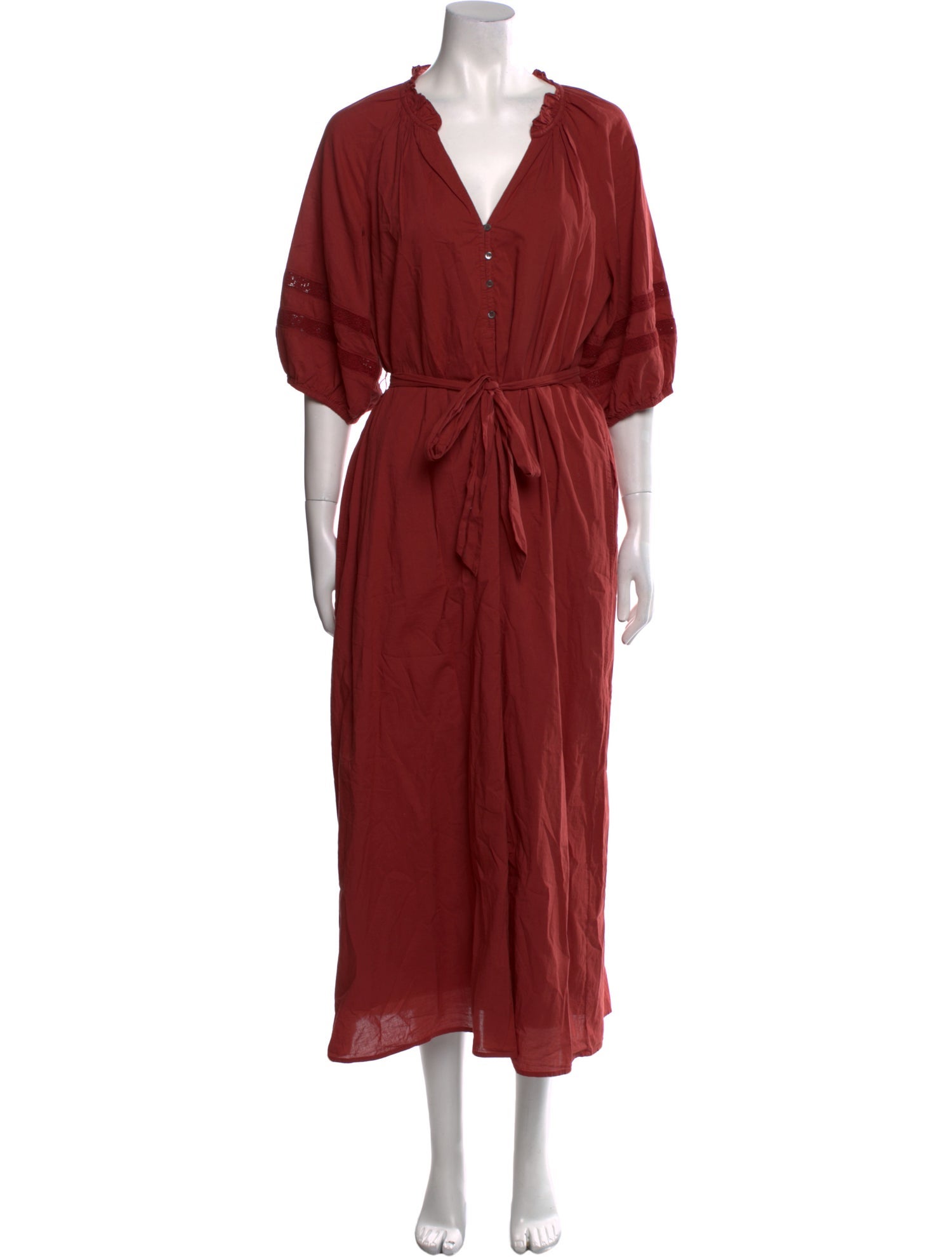 Xirena V-Neck Long Dress