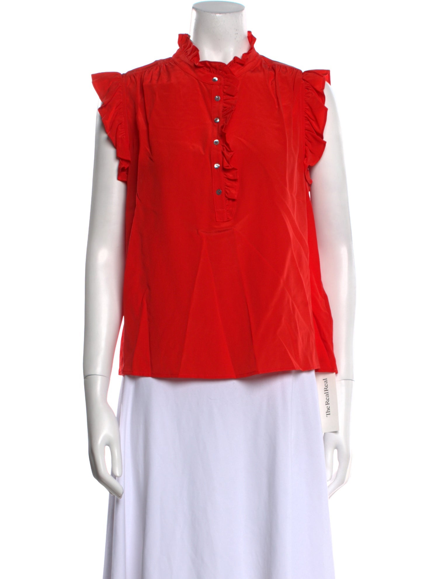 Xirena Silk Mock Neck Blouse