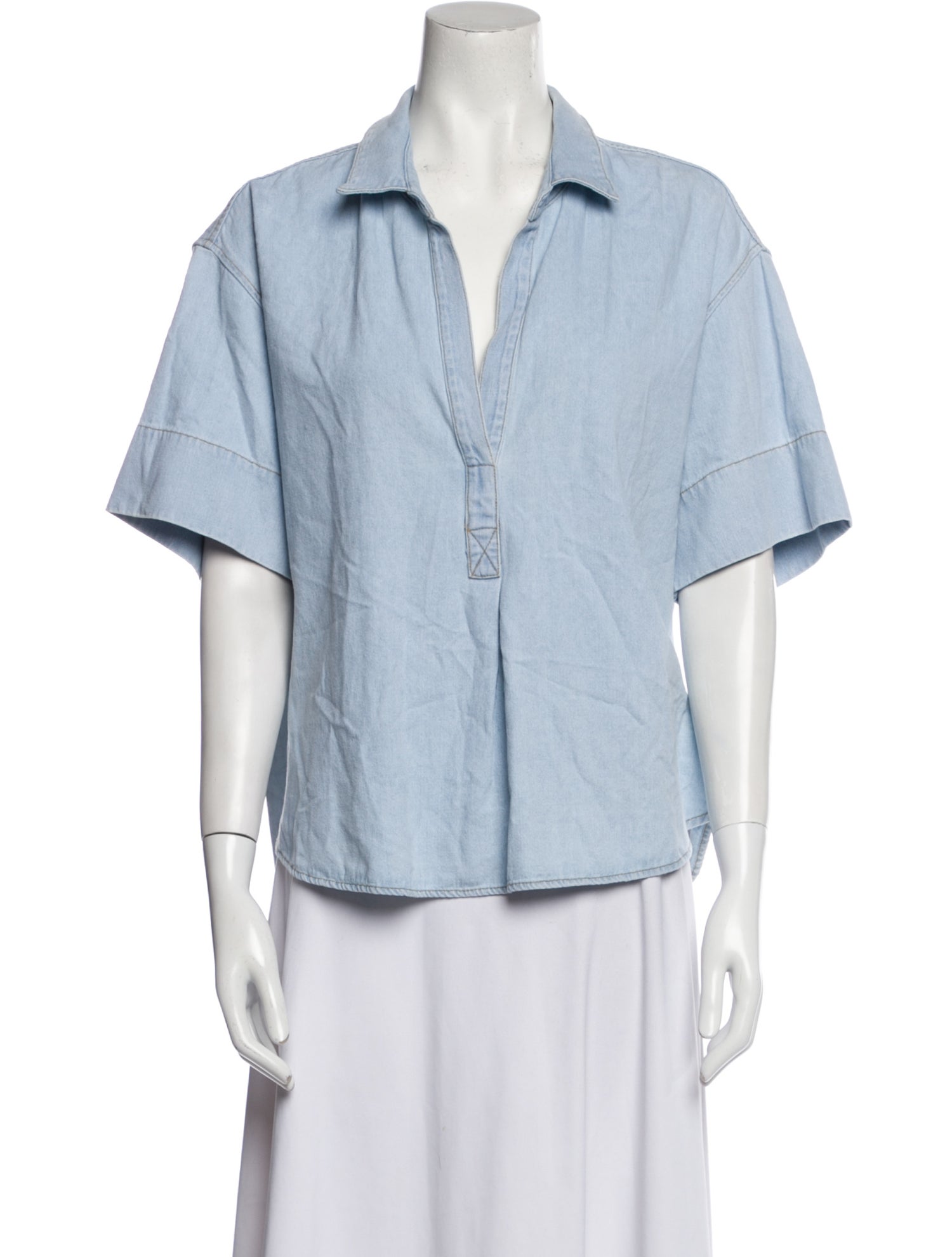 Xirena Short Sleeve Button-Up Top