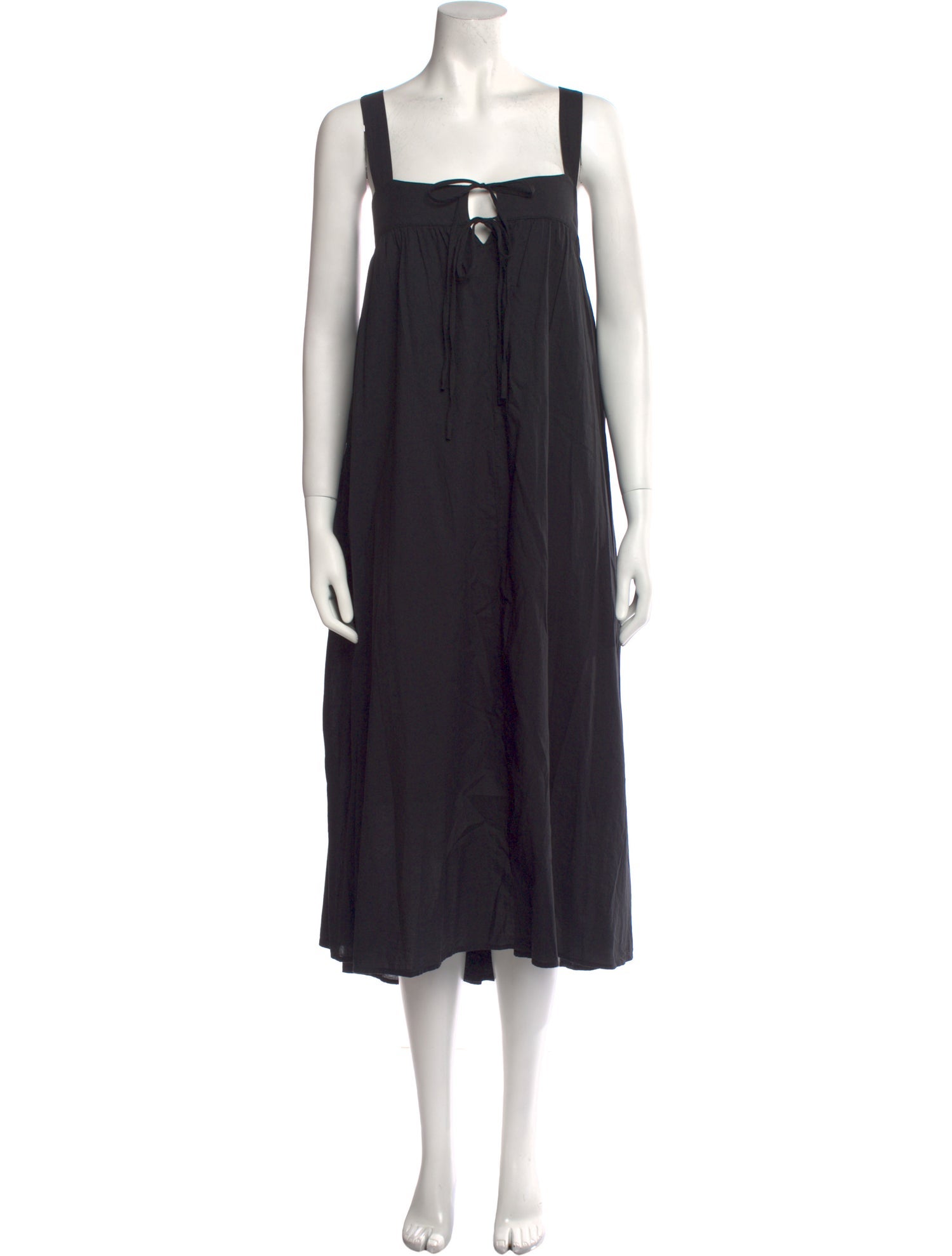 Xirena Square Neckline Midi Length Dress