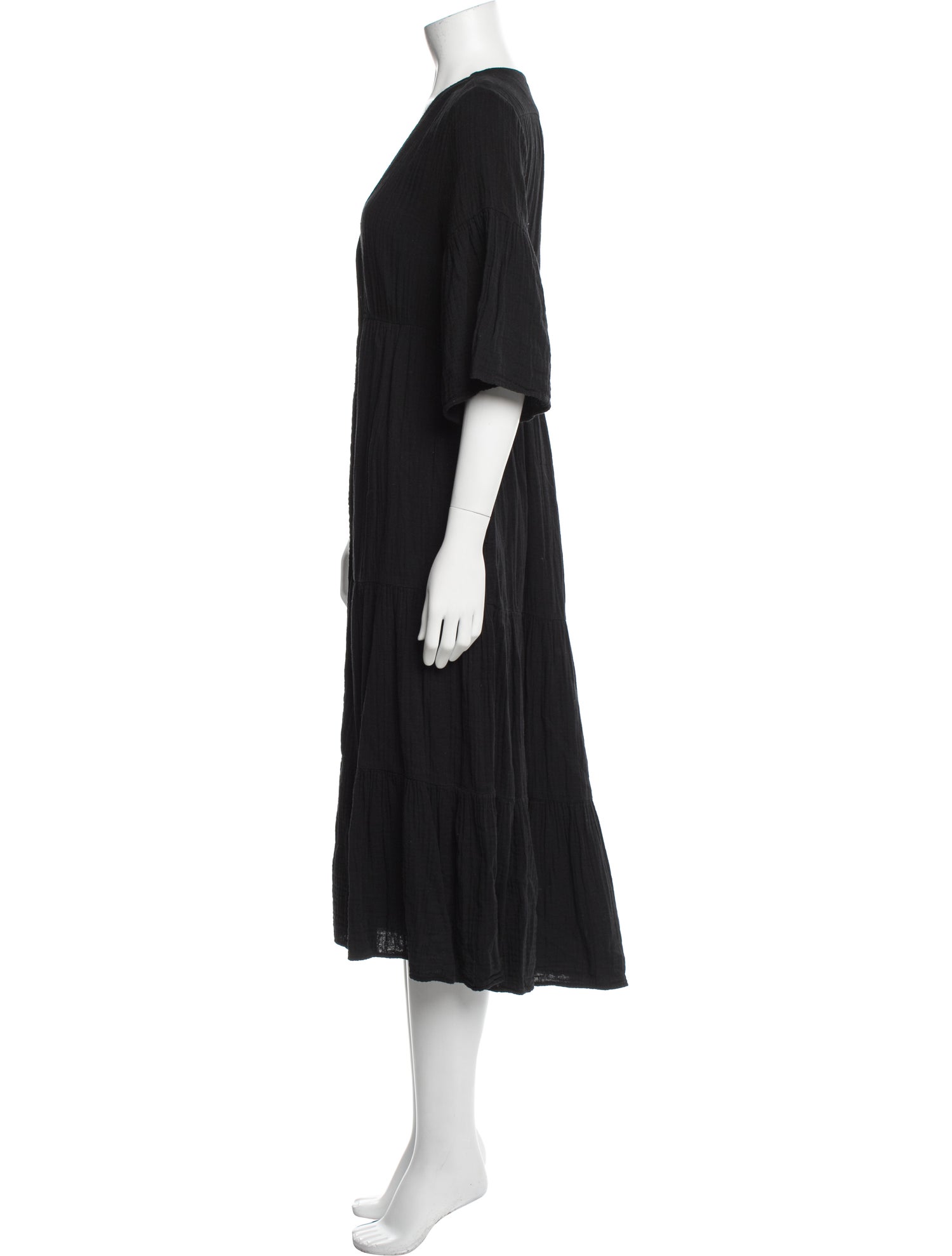 Xirena V-Neck Midi Length Dress