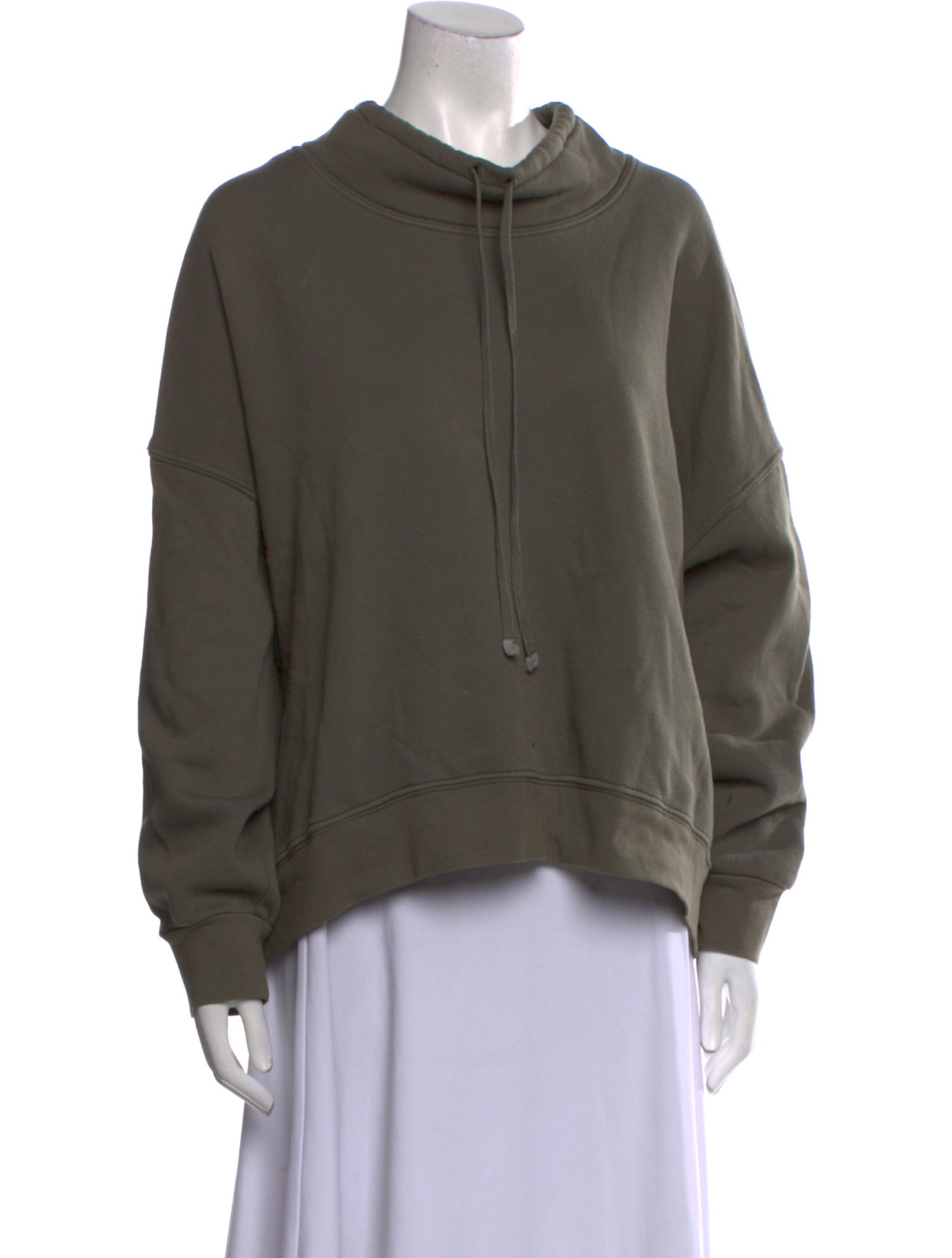 Xirena Mock Neck Long Sleeve Sweatshirt