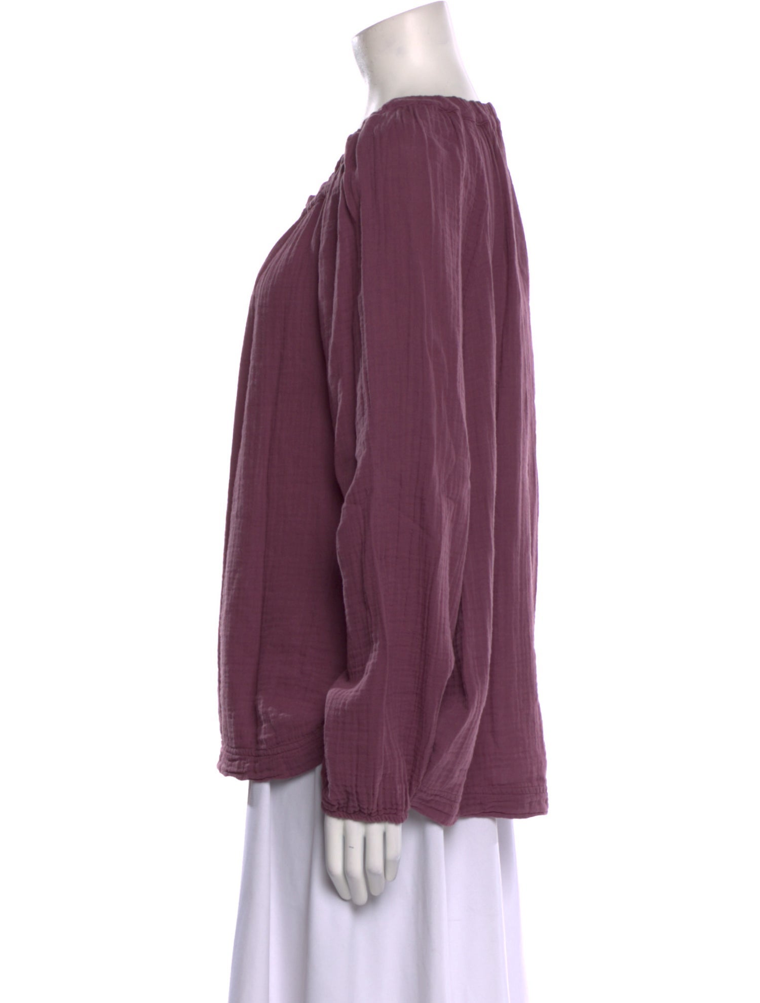 Xirena Scoop Neck Long Sleeve Blouse