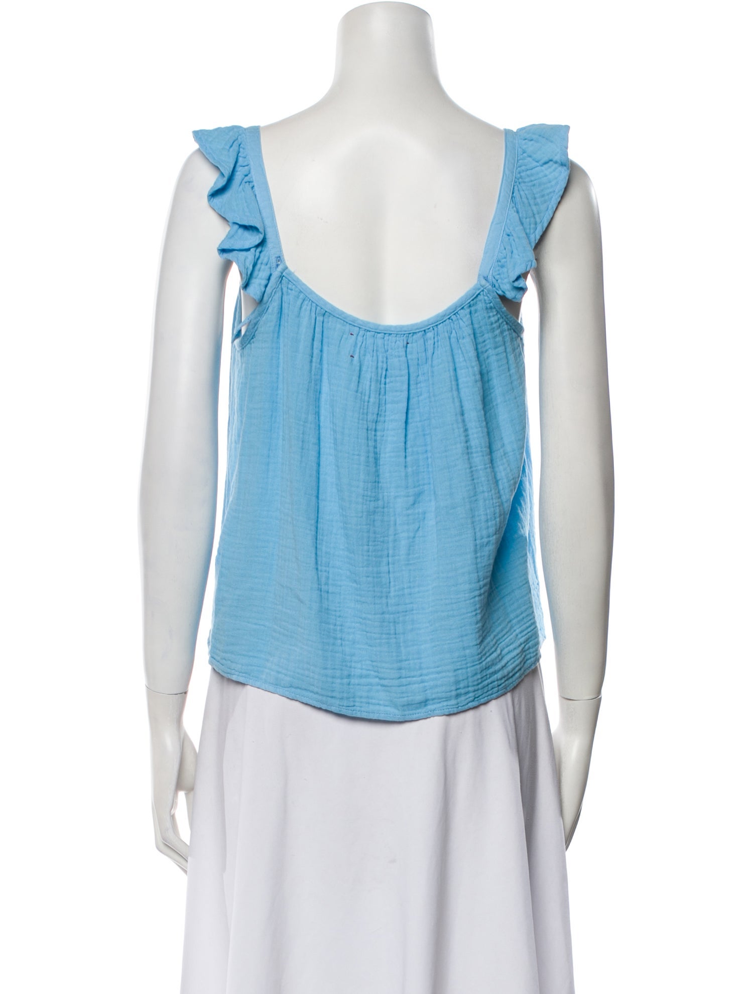 Xirena Square Neckline Sleeveless Crop Top