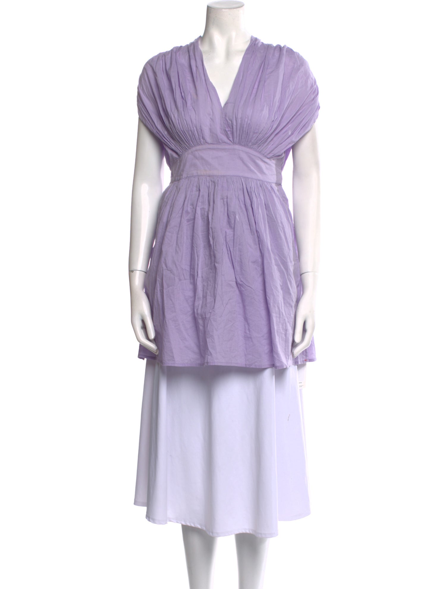 Xirena V-Neck Short Sleeve Tunic