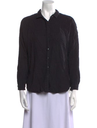 Xirena Three-Quarter Sleeve Button-Up Top