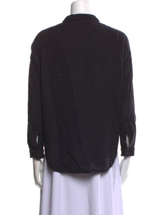 Xirena Three-Quarter Sleeve Button-Up Top