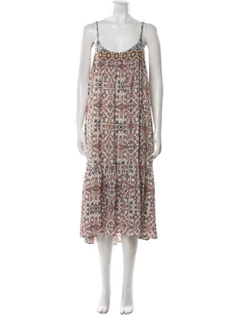 Xirena Printed Midi Length Dress