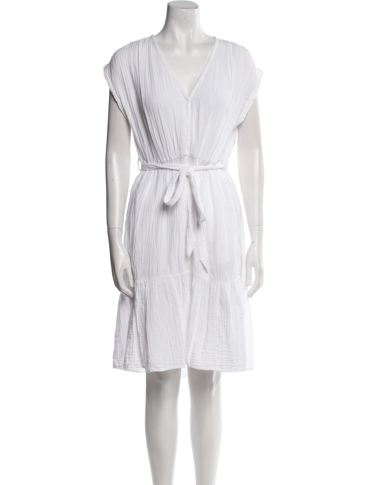 Xirena V-Neck Knee-Length Dress