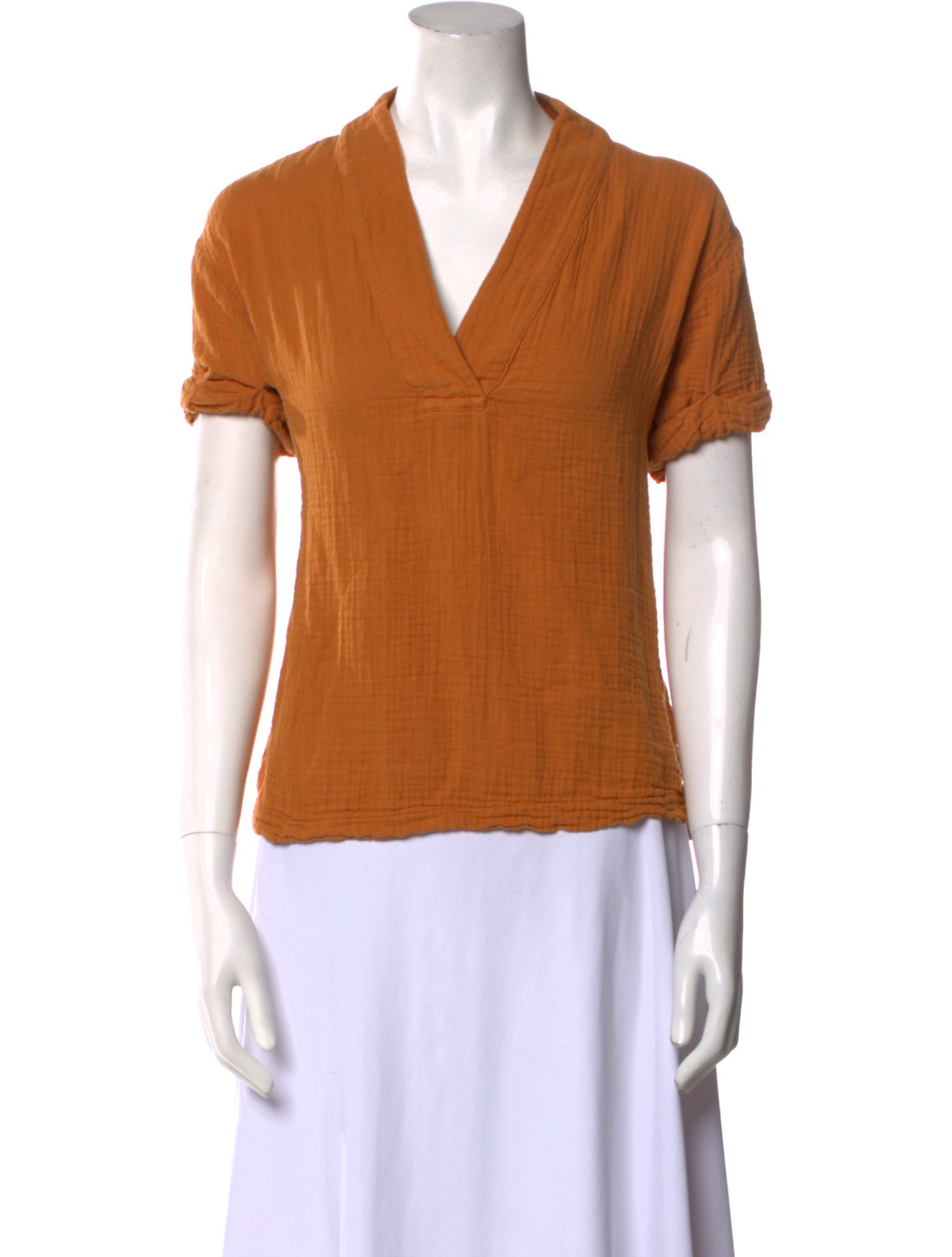 Xirena V-Neck Short Sleeve Top