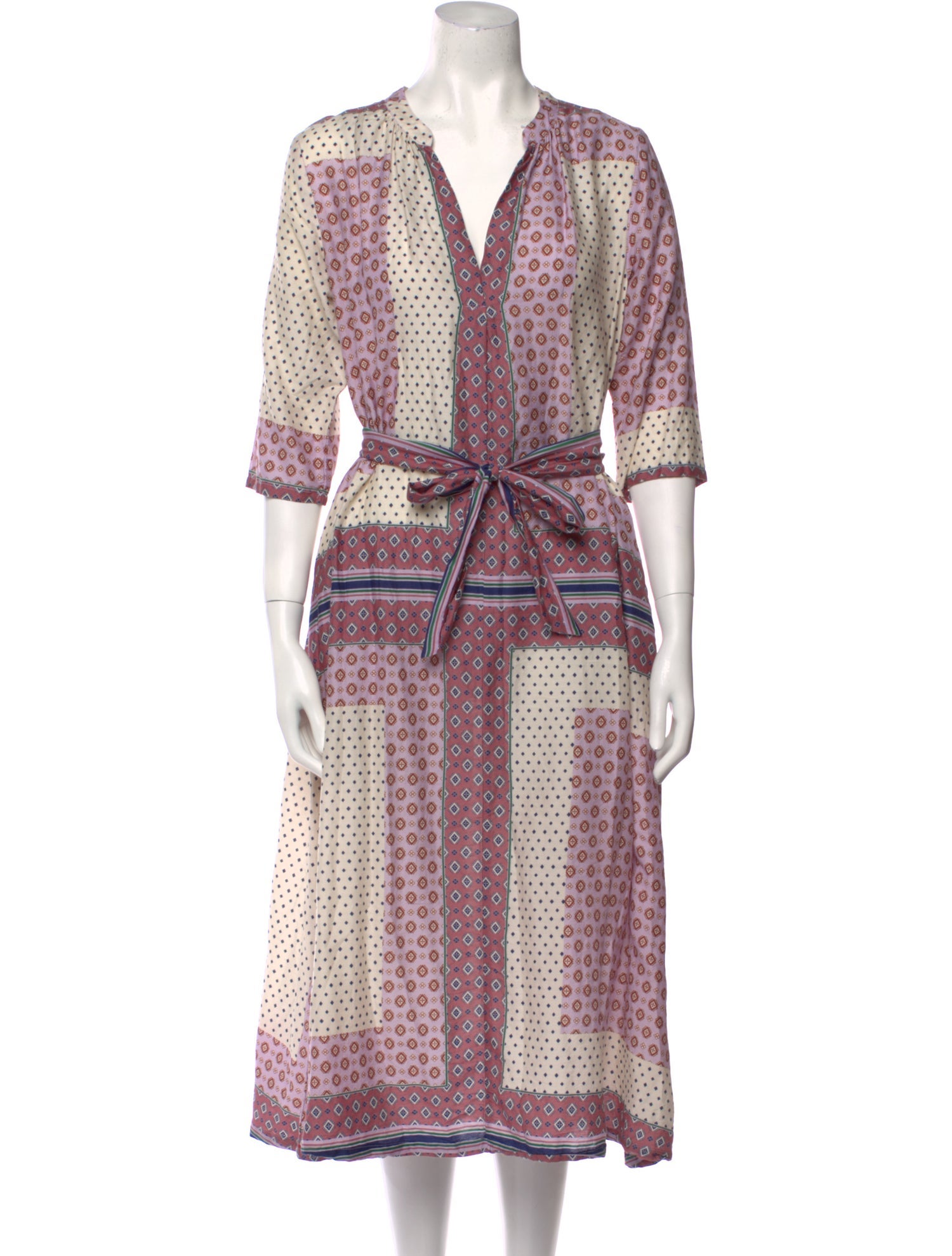 Xirena Printed Midi Length Dress