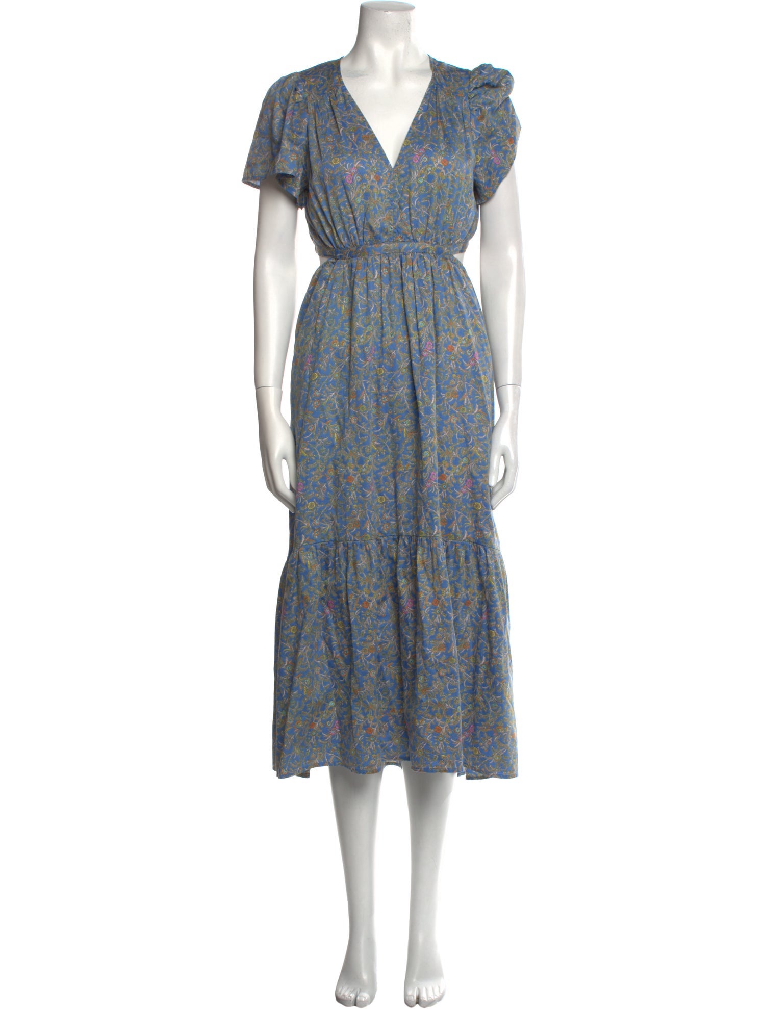 Xirena Floral Print Long Dress