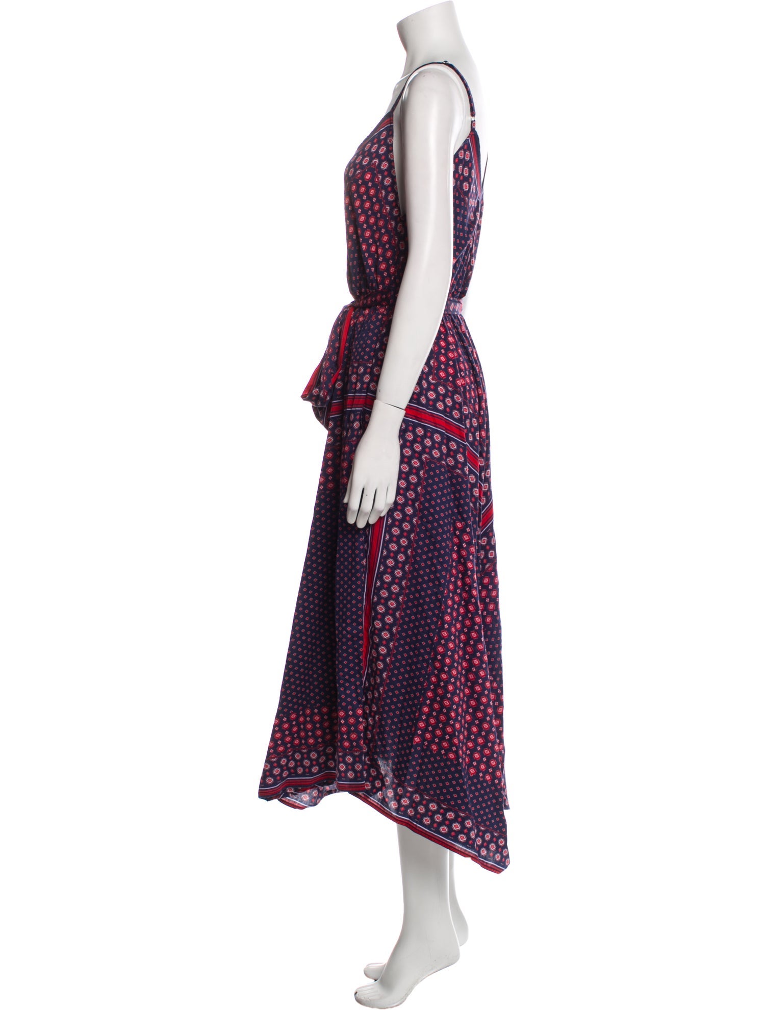 Xirena Printed Long Dress