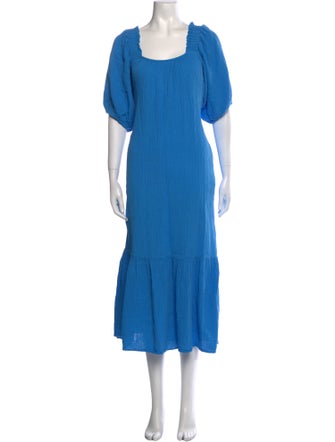 Xirena Square Neckline Long Dress