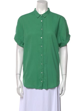 Xirena Short Sleeve Button-Up Top