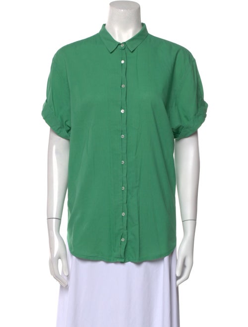 Xirena Short Sleeve Button-Up Top