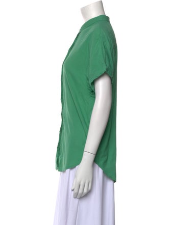 Xirena Short Sleeve Button-Up Top