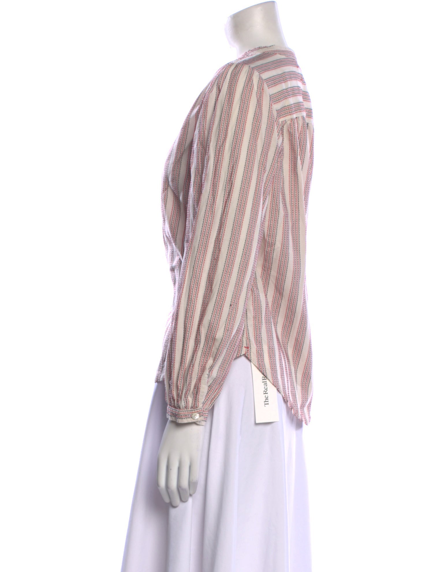 Xirena Striped Crew Neck Blouse