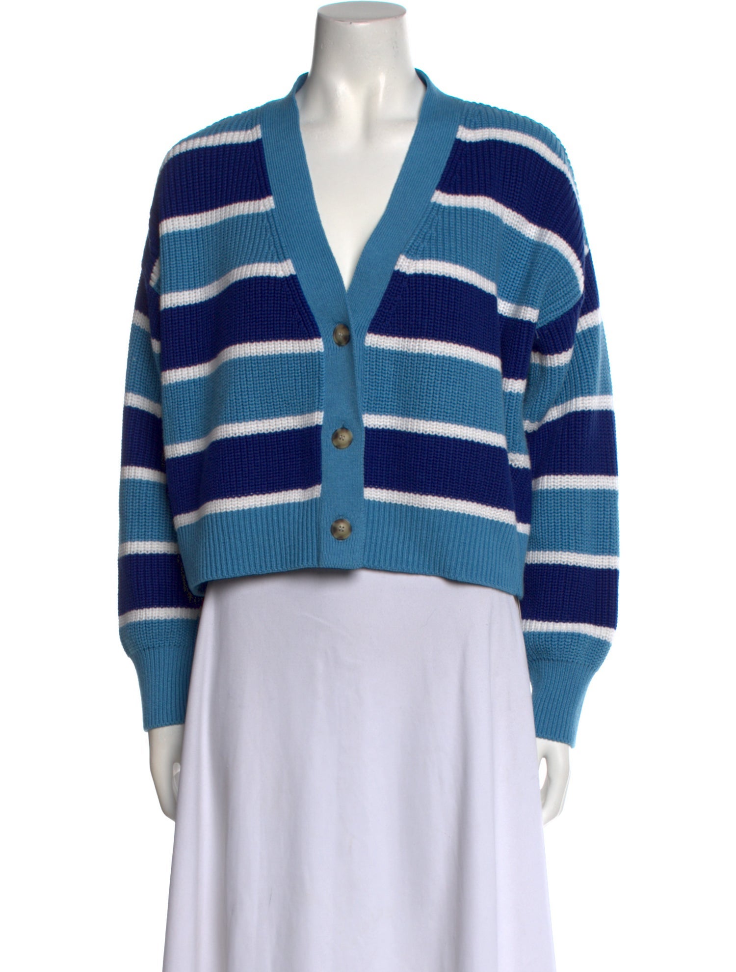 Xirena Striped V-Neck Sweater