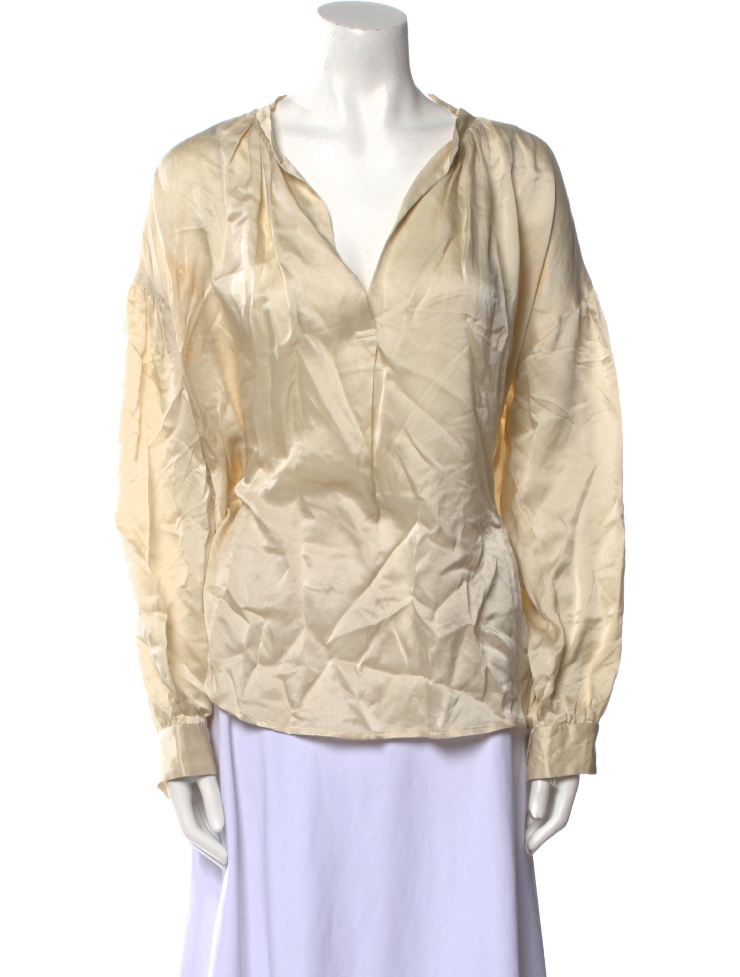 Xirena Silk V-Neck Blouse