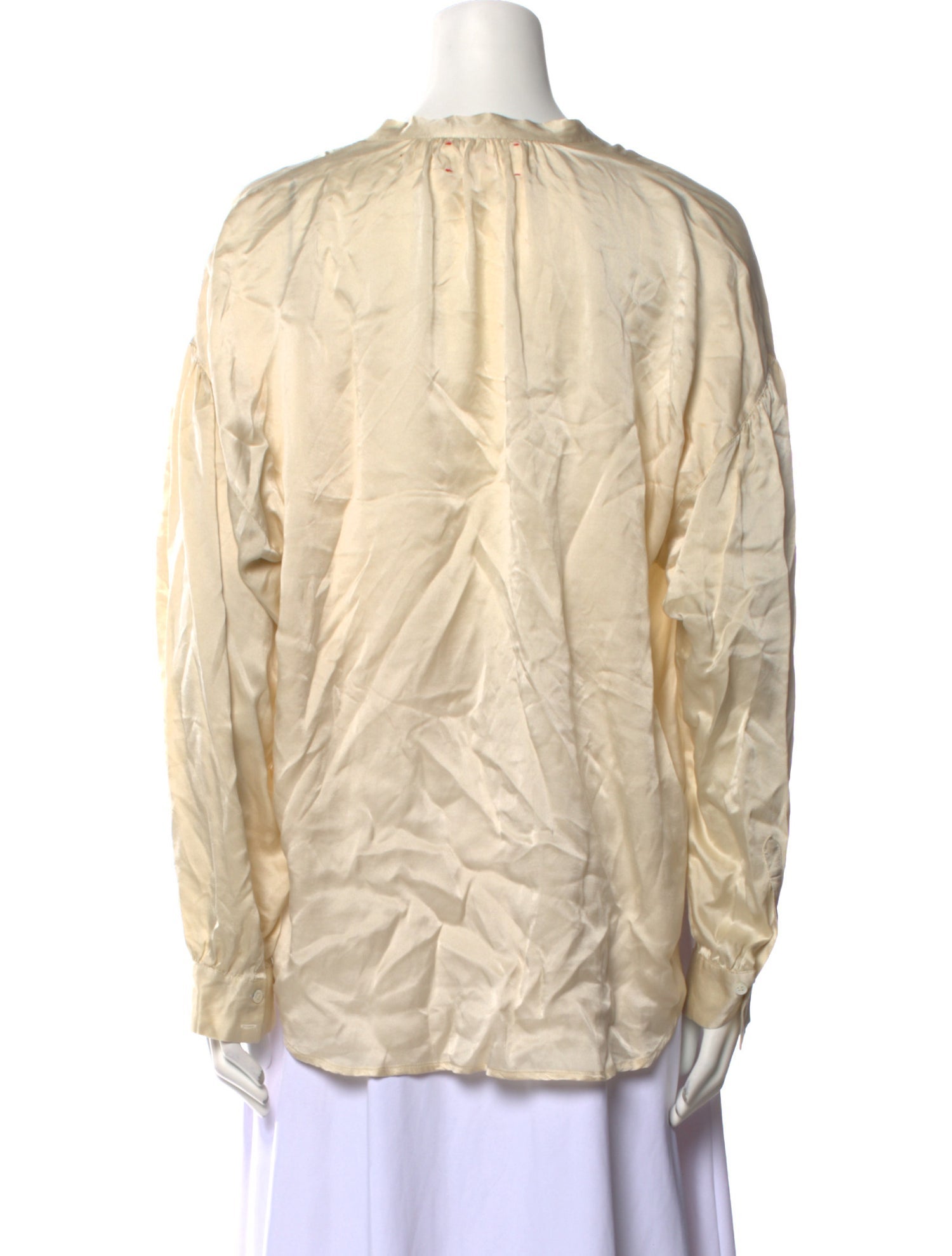 Xirena Silk V-Neck Blouse