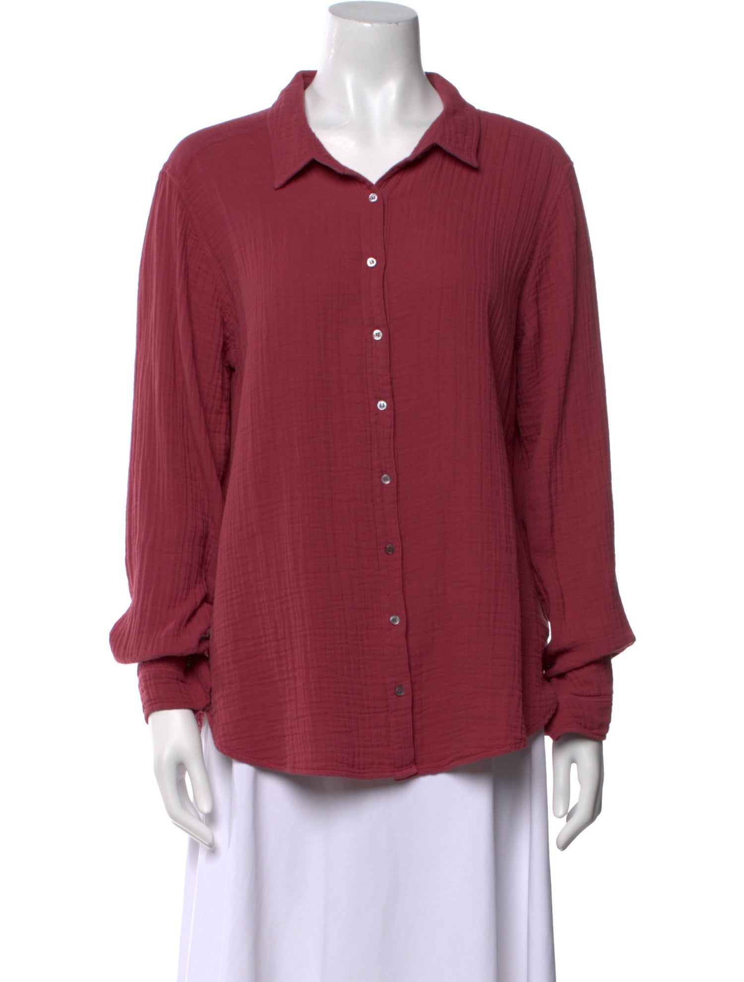Xirena Long Sleeve Button-Up Top