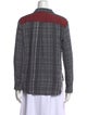 Xirena Plaid Print Long Sleeve Button-Up Top