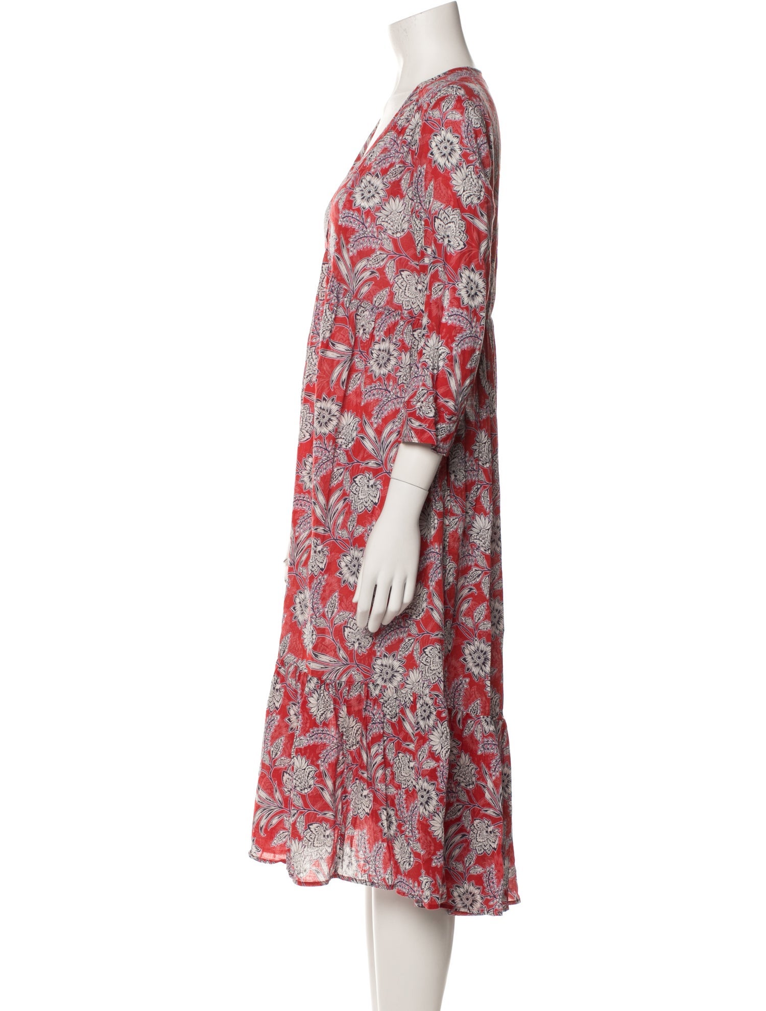 Xirena Printed Midi Length Dress