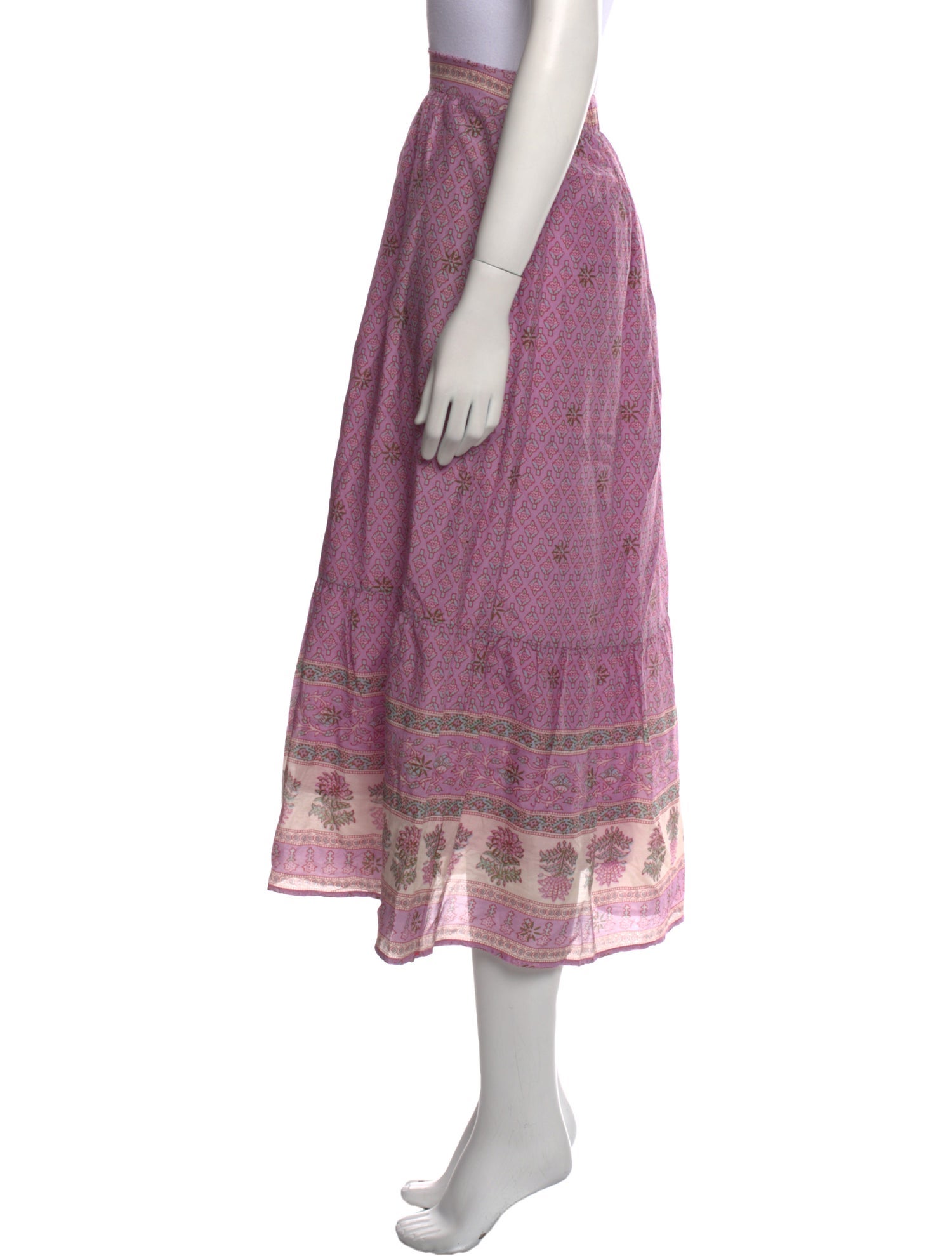 Xirena Printed Midi Length Skirt w/ Tags