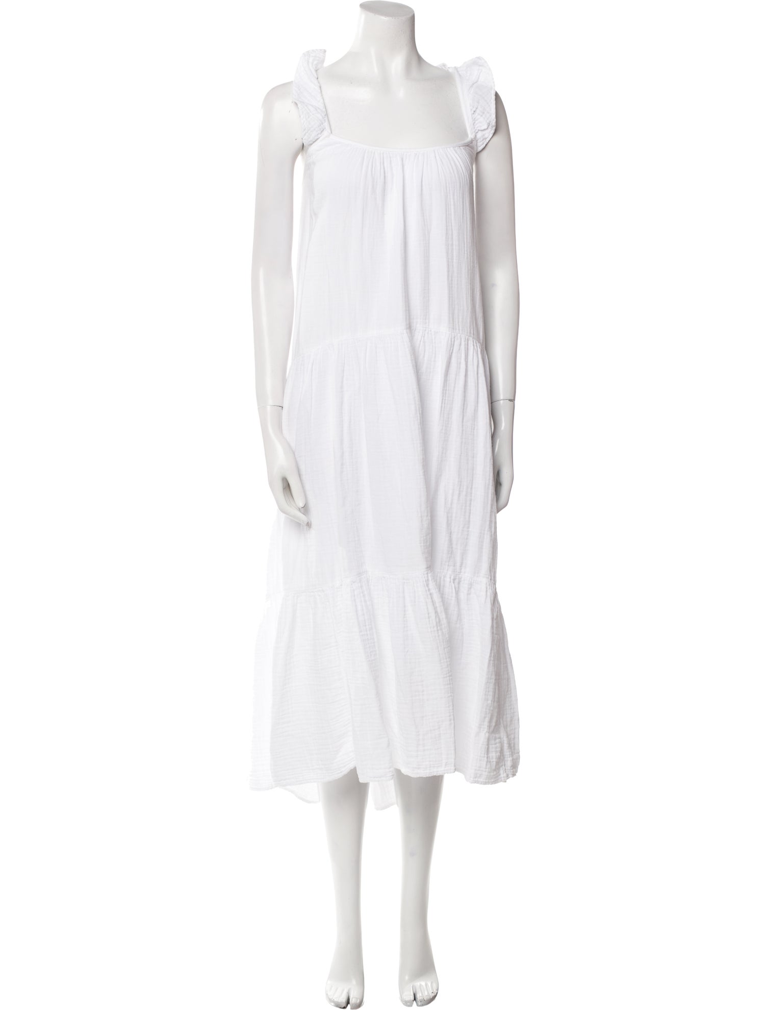 Xirena Square Neckline Knee-Length Dress