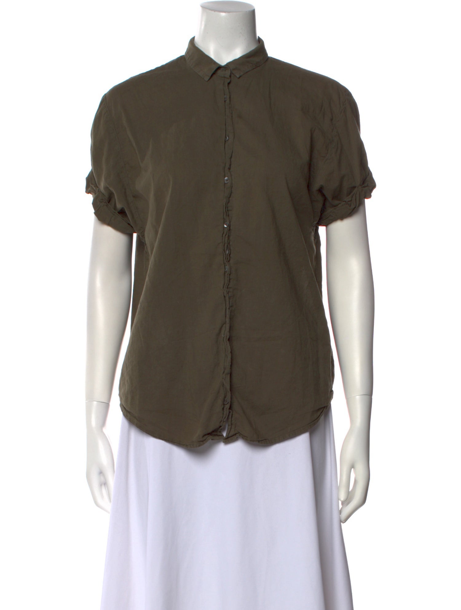 Xirena Short Sleeve Button-Up Top