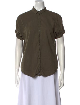 Xirena Short Sleeve Button-Up Top