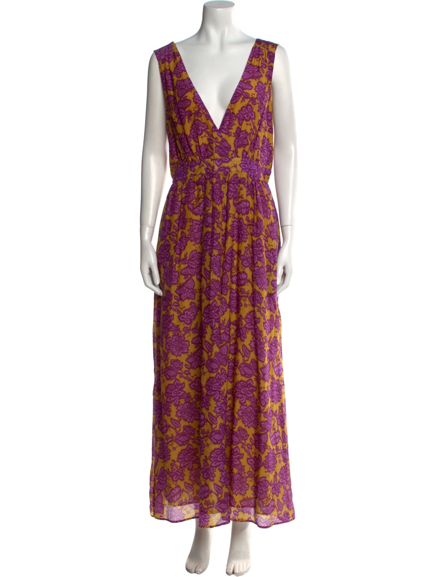 Xirena Floral Print Long Dress