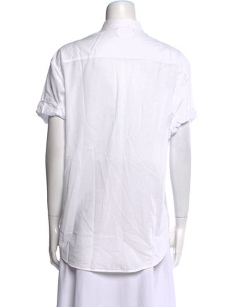 Xirena Short Sleeve Button-Up Top