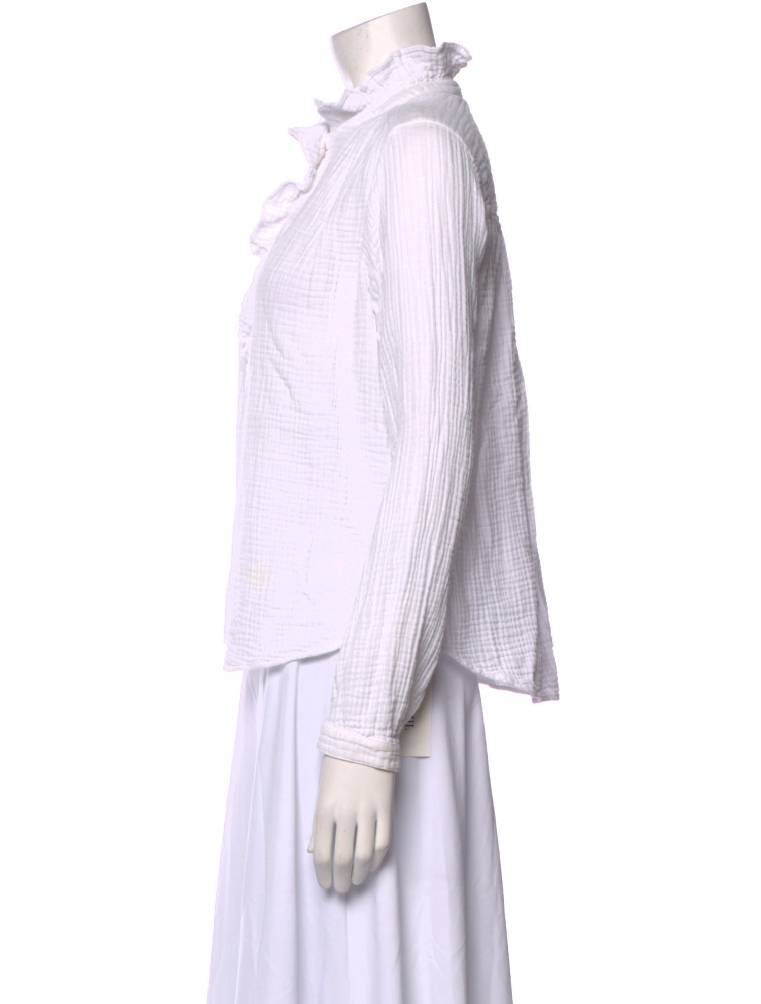 Xirena Mock Neck Long Sleeve Blouse