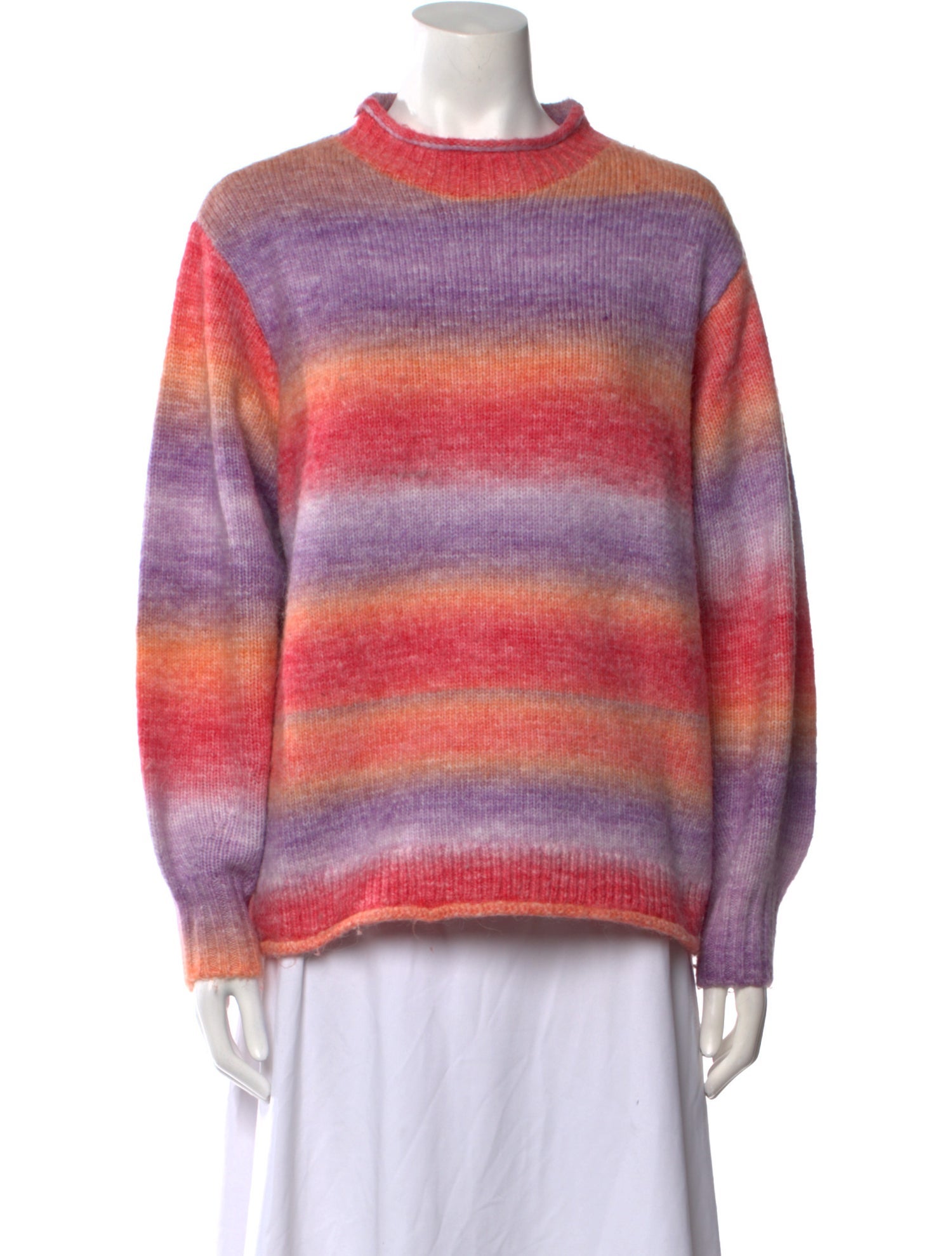 Xirena Striped Mock Neck Sweater